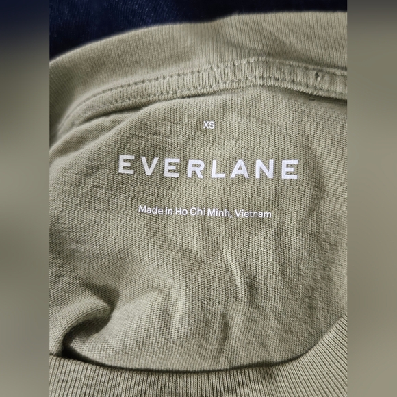 Green Everlane T-shirt Dress Size XS - Picture 6 of 7